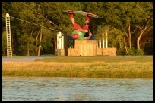 photo of Lucky Hoey wakeboarding at Hydrous Little Elm