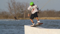 photo of lance stephens wakeboarding at Vision Quest ATX