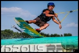 photo of Seth Mellick wakeboarding at hydrous