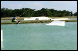 photo of Aliza wakeboarding at hydrous