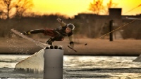 photo of Seth Colbert wakeboarding at Hydrous Little Elm